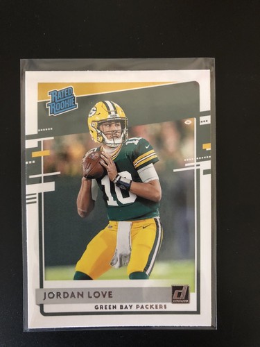 2020 Donruss JORDAN LOVE RC Rated Rookie #304 Pack Fresh