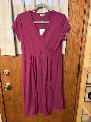 Kimi + Kai Maternity Medium Pink Dress New