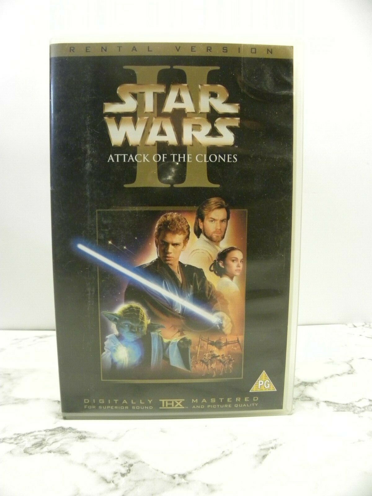 STAR WARS 2 ATTACK OF THE CLONES VHS VINTAGE RETRO SEALED