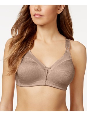 

BALI Intimates Коричневый бюстгальтер с полным покрытием с цветочным принтом, 3372