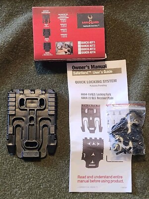 Quick Locking System Kit w/ QLS 6004 19 Locking Fork & 22 Receiver Plate