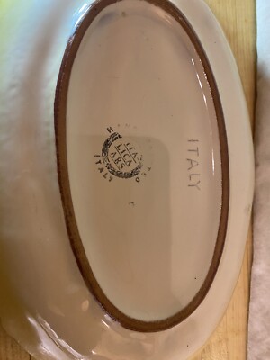 ITALICA ARS Multi Colored Fish Shaped Dish, made in Italy