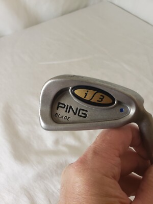 Ping I3 Blade Blue Dot 4 Iron Z-Z65 Cushin Stiff Flex Steel Shaft
