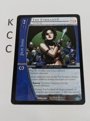 VS. System TCG Marvel 2006 Xmen The Forsaken Plot Twist MXM-081