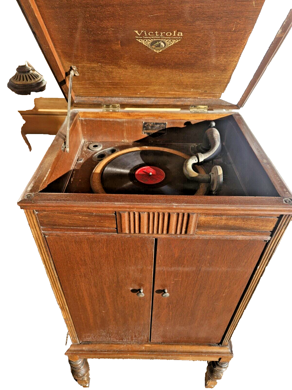レトロ】victrola 蓄音機ジャンク品