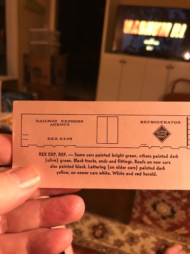 Champ O scale Decals XR-14 REX Exp Refrigerator Complete