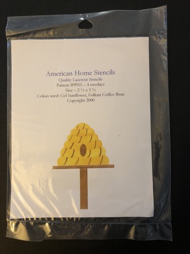 Beehive American Home Stencils Paint Plastic Wall Panels 4