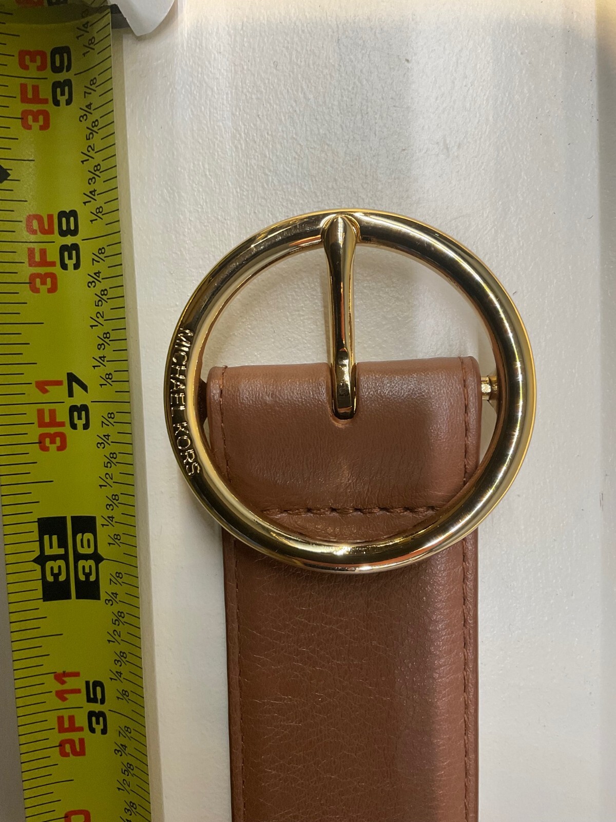 Michael Kors Women's Belt, Genuine Leather, Size M, 105 cm
