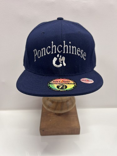 Ponchchinese Hatland Hat Navy Blue Size 7 1/2 | eBay