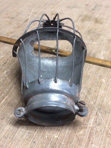 Vintage Industrial Light Cage Steam Punk Lighting