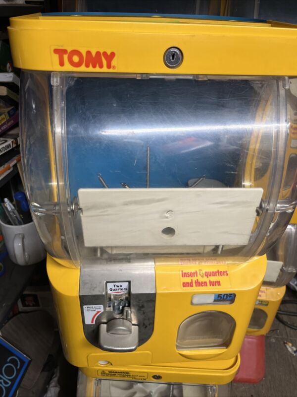 Original Tomy Gacha Vending Machine -1-Machine W/O Base-50c Working Mechanism#20