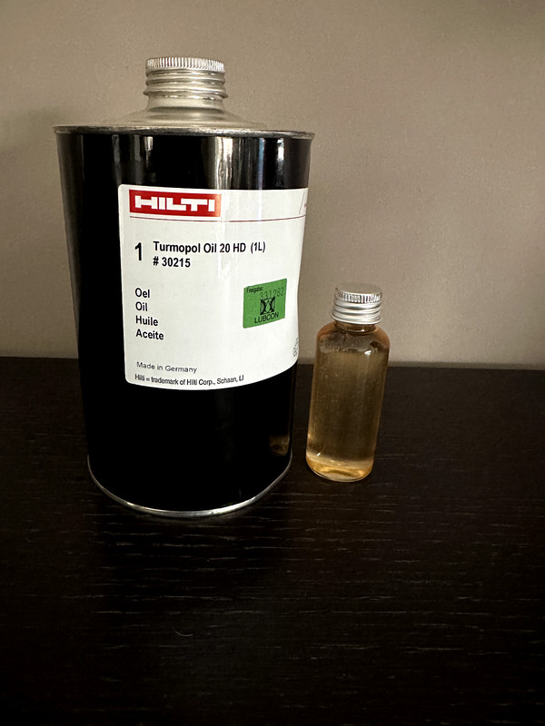 Huile Original Turmopol 20 Hd Pour Hilti Te 50 56 60 500 70 80 76 706 700 #30215