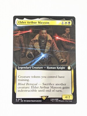 Elder Arthur Maxson - PIP 0413 - MTG Magic the Gathering Fallout Extended Art