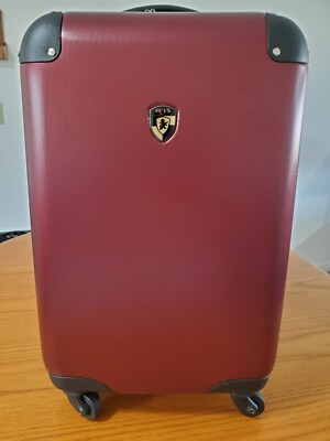 HEYS Lightweight Hard Shell Spinner Suitcase 20'' Expandable Burgundy