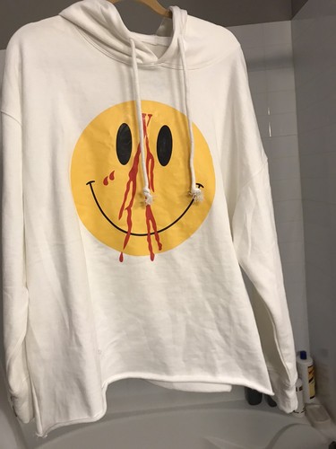 vlone smiley hoodie