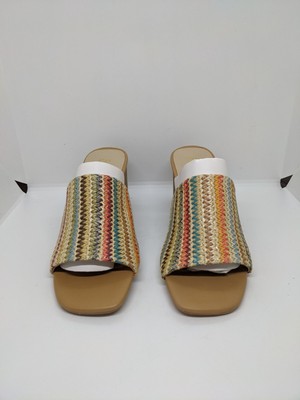 New Seychelles Adapt Sandal Multi Raffia Sz 7.5
