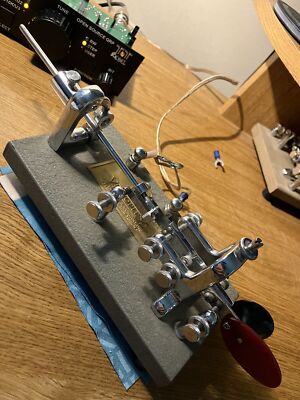 Slow your Vibroplex Bug with a Pendulum Extension | eBay
