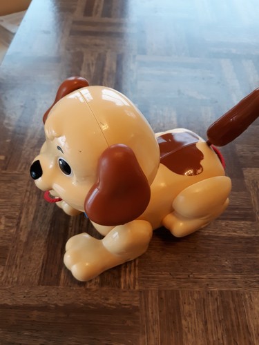 VINTAGE Fisher Price Walking Pull Toy Dog
