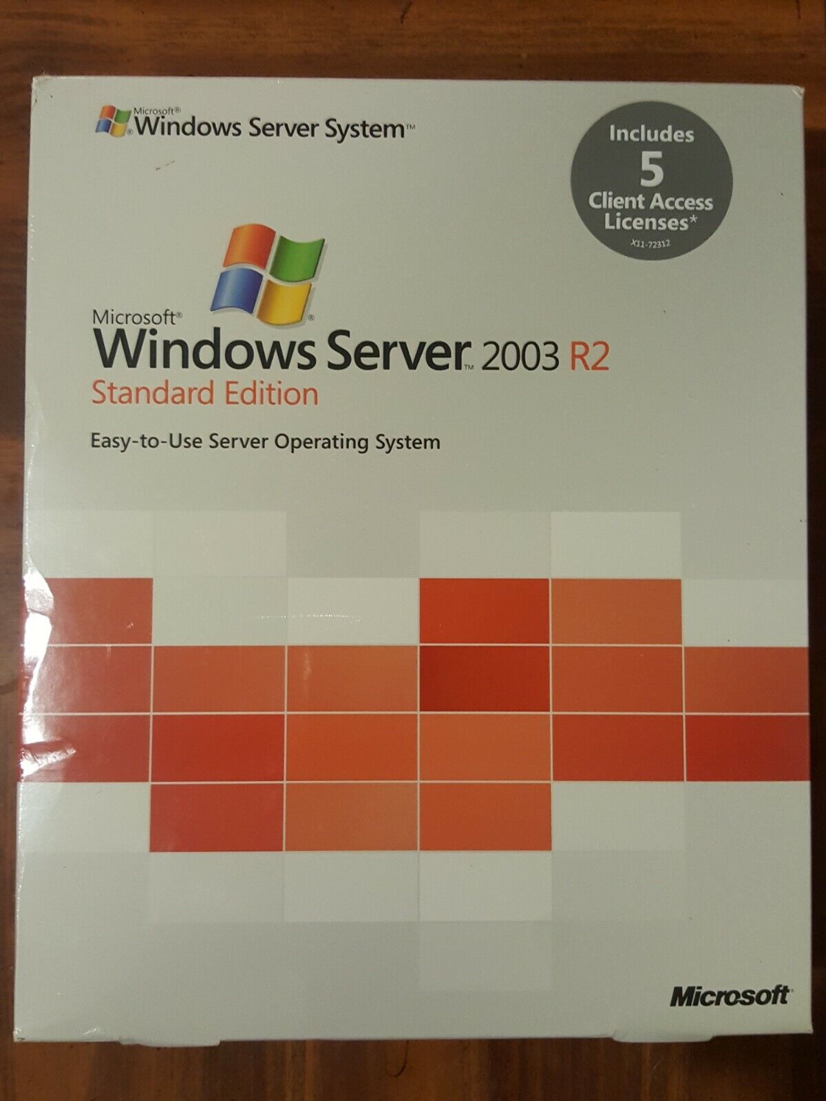 NEW Microsoft Windows Server 2003 R2 Standard 5 CAL RETAIL NEW Microsoft Windows Server 2003 R2 Standard 5 CAL RETAIL