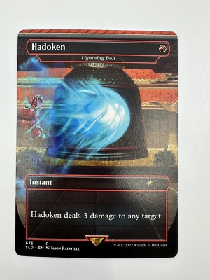 Hadoken - Lightning Bolt - Secret Lair - Near Mint - MTG