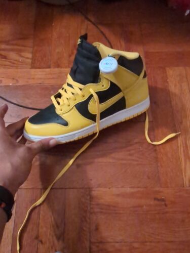 シューズ(男性用) Nike Dunk High \"Black / Varsity Maize\" 100% AUTHENTIC‼️Nike Dunk High Black Varsity Maize 