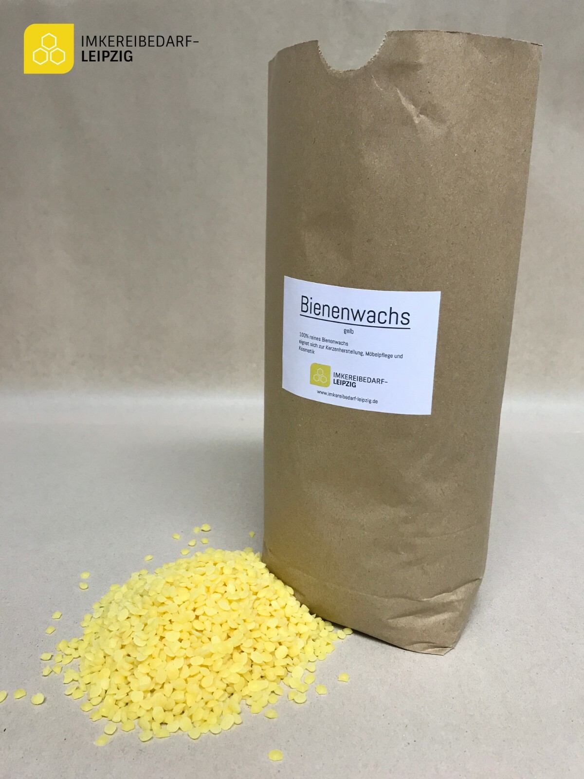 1 Kg reines Bienenwachs / Pastillen gelb Kerzen Möbelwachs Kosmetik 