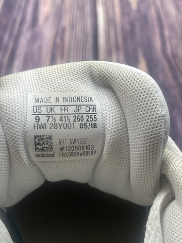 Adidas NEO Cloudfoam Shoes Womens 9 White Running Training Sneakers AW4287