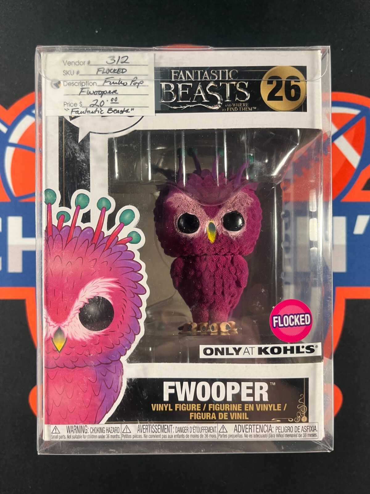 魔獣召喚Foidoll ふぉわどーる ぷれでたーらっと様 イッカクカワウソ Funko Pop! Fantastic Beasts Flocked Kohl's Exclusive Fwooper 26 | eBay