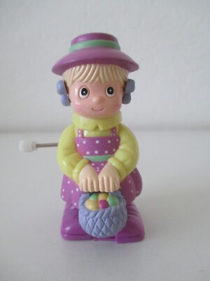 Vintage Sweet Smiling GRANDMA Wind-Up Walking Toy Working China AZS