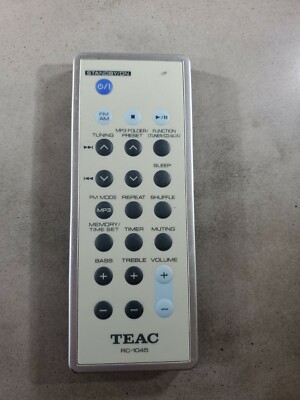 ORIGINAL Teac Audio Remote Control RC-1045 Genuine Teac 2.J1, TESTED