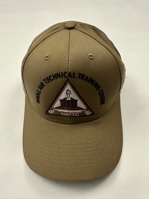 New The Corps Air Technical Training Center Logo Beige Baseball Cap Hat One Size