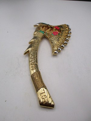 US Navy Chief Petty Officer CPO Hawaiian Island Chiefs Gold Axe Challenge Coin