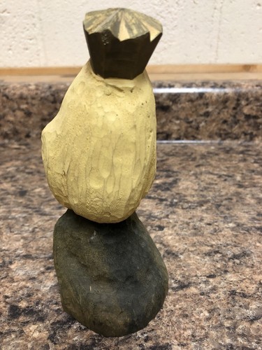 Henning Wood Troll Gnome with Crown Norway Carved by Hand