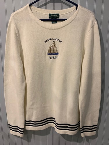 Lauren Ralph Lauren Pull Over Sweater Size Large