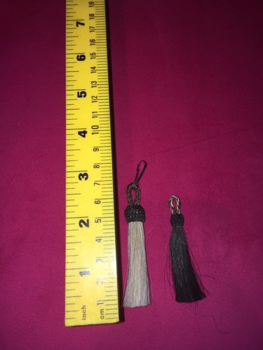 Horse Hair Tassels Set Of 2