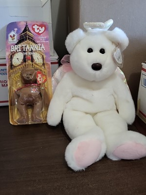 Ty The Angel Bear Beanie Buddy - 9337 & McDonald Brittania 