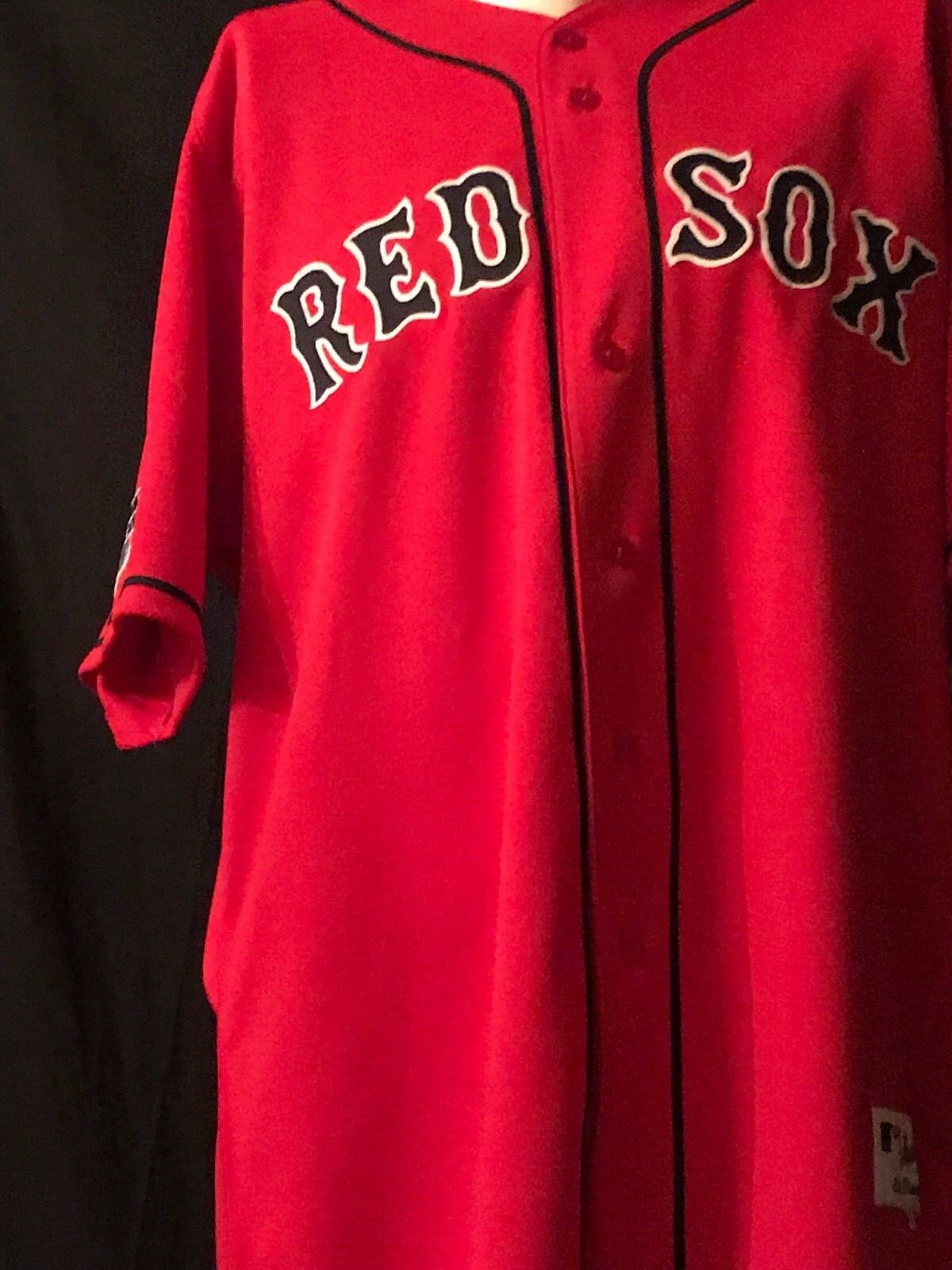 Boston Red Sox #84 Authentic Red Jersey w/ 2007 World Series