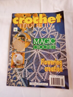 Magic Crochet # 156 Crochet Monthly Magazine  Miniature Hat Doilies