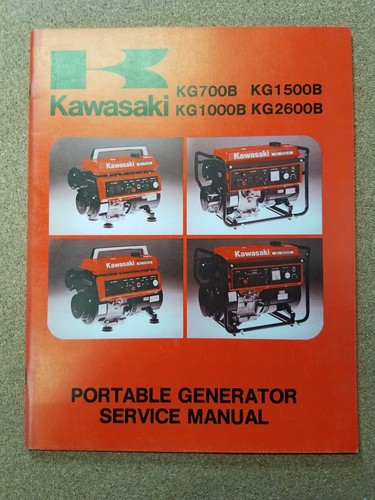 梱包前.B9313　Kawasaki　カワサキ　Generator　KG1100B　発電機 99964-0019-03 Kawasaki KG700B KG1500B KG1000B KG2600B