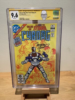 CGC SS Gold Label 9.6 Tales of the New Teen Titans #1 Marv Wolfman Perez Label