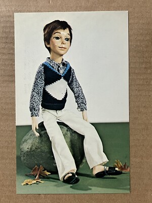 Postcard Bisque Boy Doll Charles Freckles Artist Jusy Congdon Vintage PC