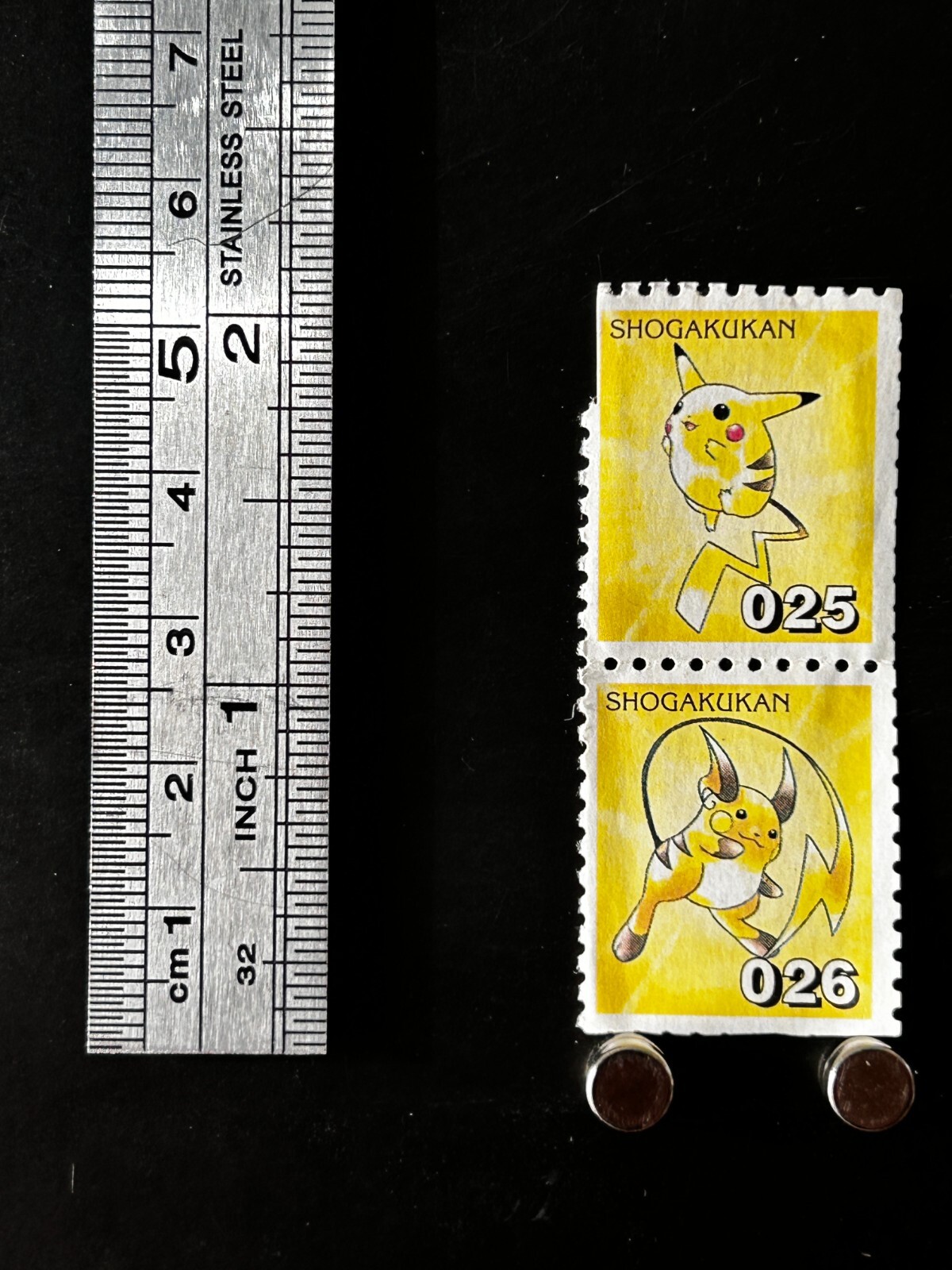 Pikachu Set Pokemon Stamp Shogakukan Japanese Nintendo Rare