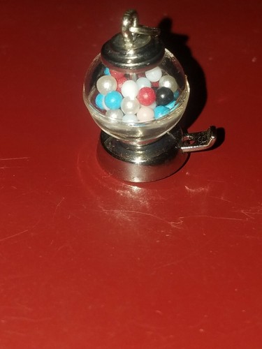 Vintage BEAU Sterling Gumball Machine charm, RARE