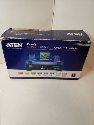 Aten-New-CS1762A _ CubiQ KVM Switch - 2 Computer(s) - 1920 x 1200USBDV