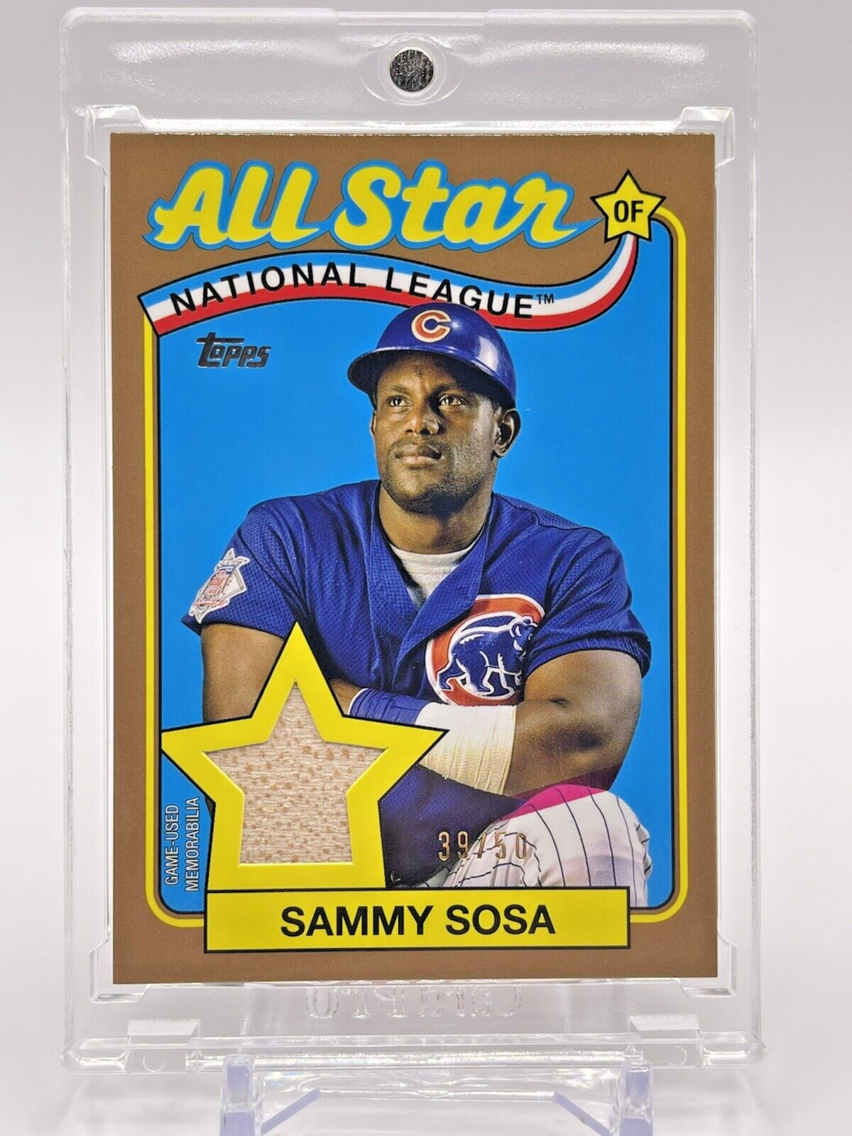 【topps 】 SAMMY SOSA サミー ソーサ AUTO 25シリ 2025 Topps Series 2 Sammy Sosa Heavy Lumber Auto Relic