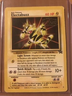Electabuzz Promo Pokemon Movie Card Prices 3 00 299 99 Mavin