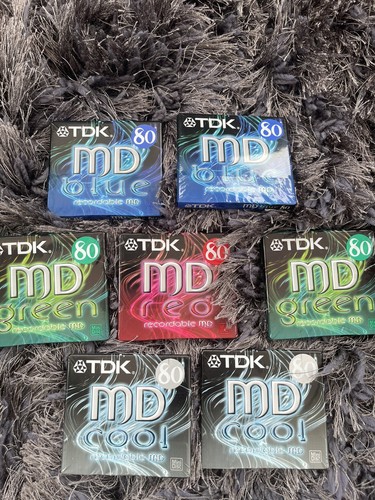 TDK MD MD-UM80X10S TDK MD MD-UM80X10S TDK 80-minute Blank Mini Disc Md Recordable