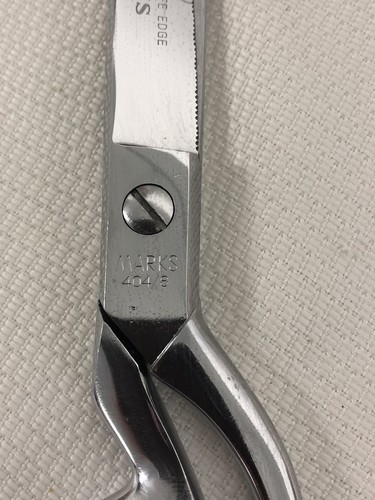 Marks Serra Sharp & Knife Edge Scissors 404/8 Steel Brazil Fabric 8
