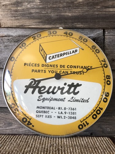 Vintage Caterpillar Thermometer