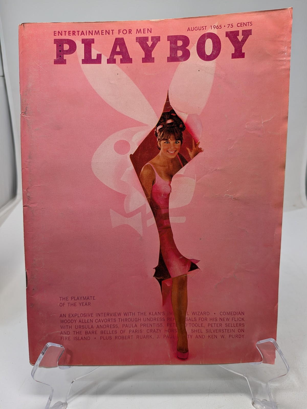 Playboy Magazine August 1965 🔥 CG Jo Collins 🔥 PM Lannie Balcom 🔥 D